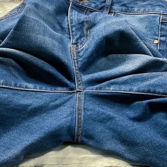 D Jeans Womens Jeans size 6 Dark Wash Crop Ankle x27" Frayed Hem Cotton Stretch - Picture 7 of 10